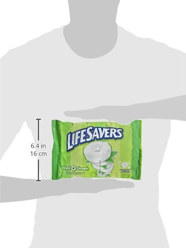 Life Savers Wint-O-Green, Laydown Bag, 368g/13oz.,  {Imported from Canada}