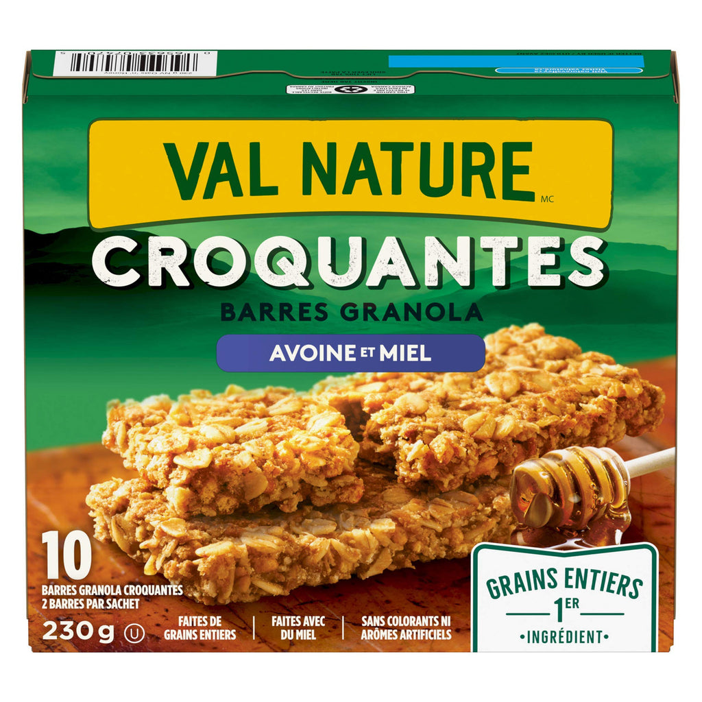 Nature Valley Crunchy Oats and Honey, 10-Count, 230g/8.1 oz., {Imported from Canada}