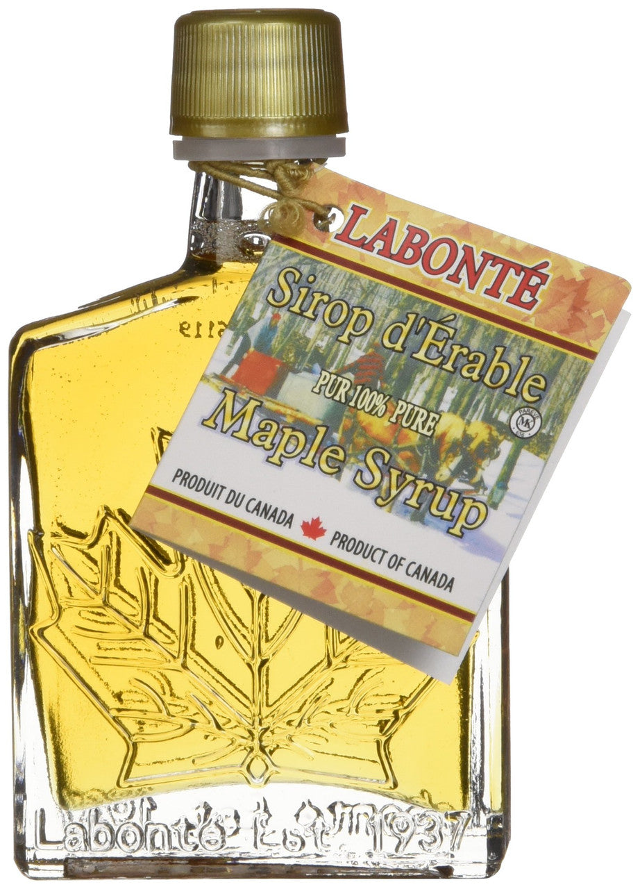 Labonte Pure Light Maple Syrup 50ml, 1.69oz  {Imported from Canada}