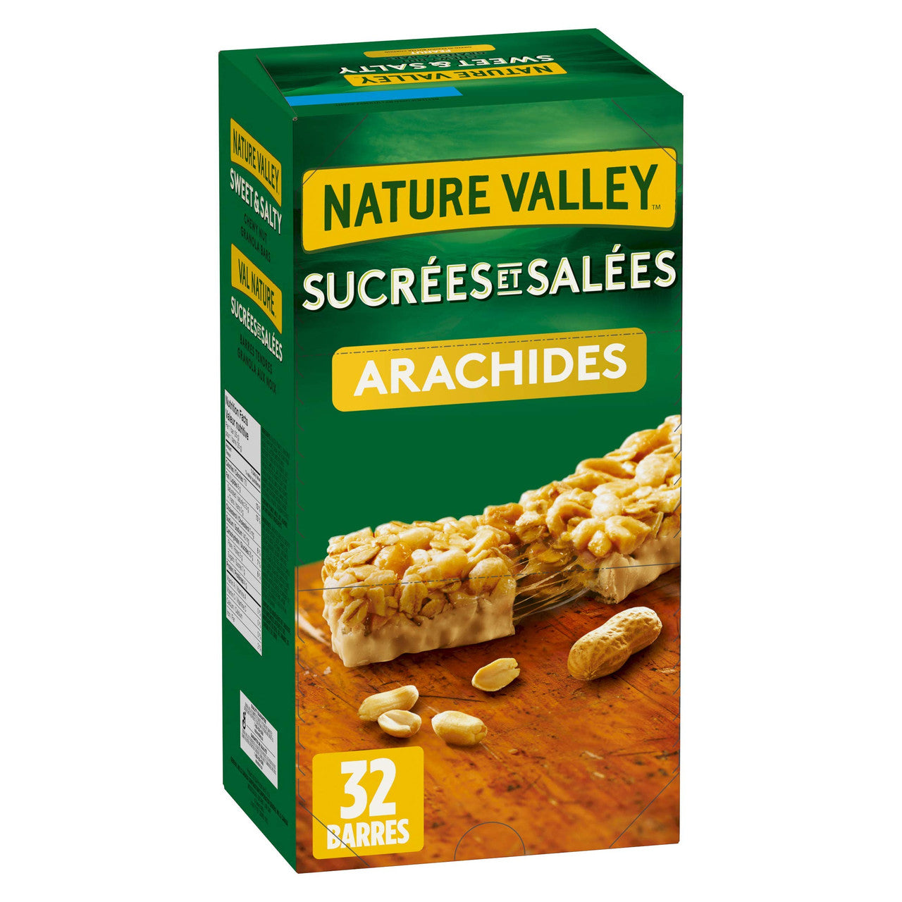 Nature Valley Sweet and Salty Peanut Chewy Nut Bars, 32pk, 1.1kg/2.4 lbs.,{Imported from Canada}