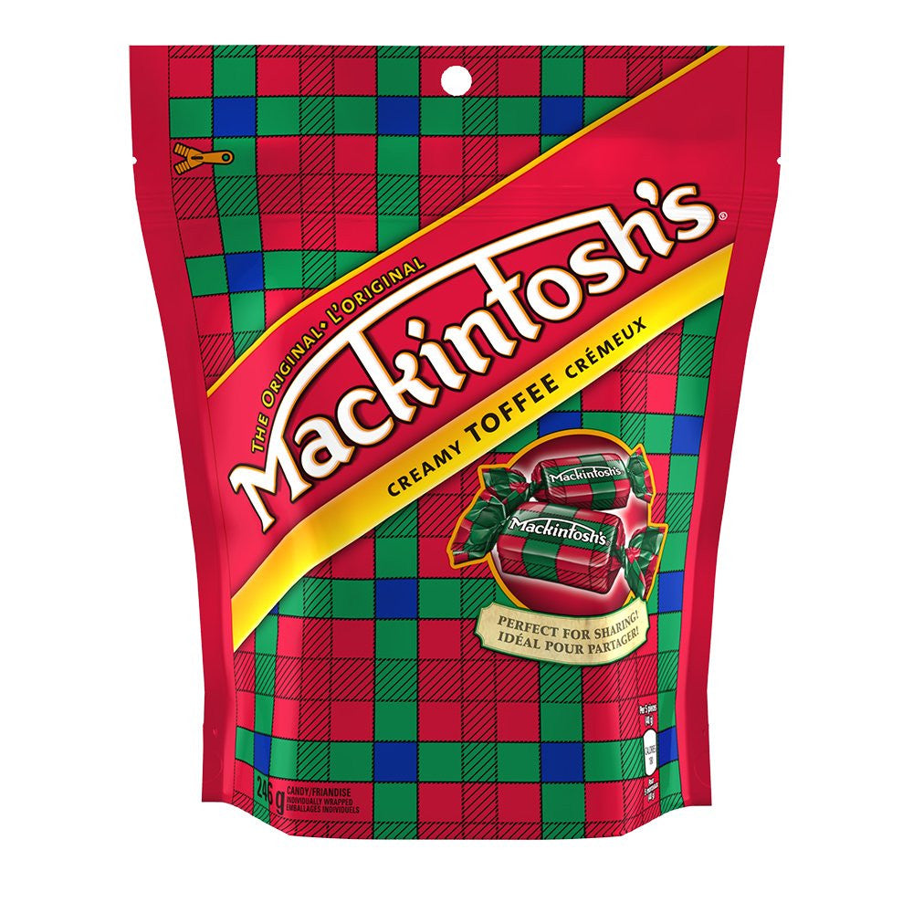 Mackintoshs Toffee Pieces, 246g/8.7oz., Pouch, {Imported from Canada}