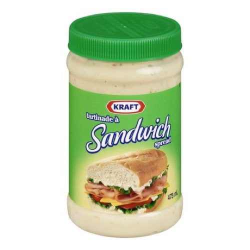 Kraft Sandwich Spread, 475ml/16.1 fl. oz., {Imported from Canada}