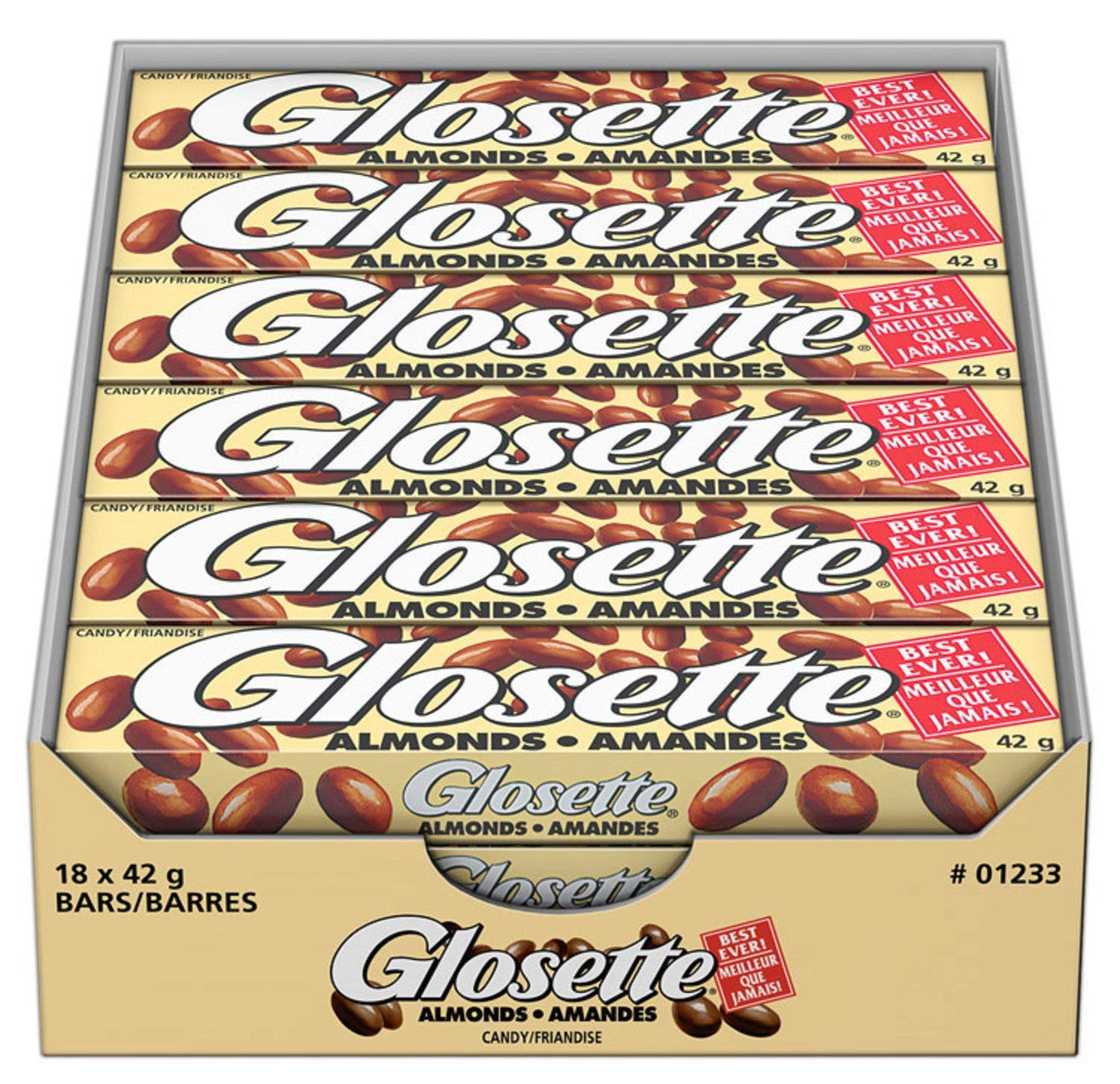 Hershey Glosette Almonds, 42g/1.48oz, 18pk {Imported from Canada}