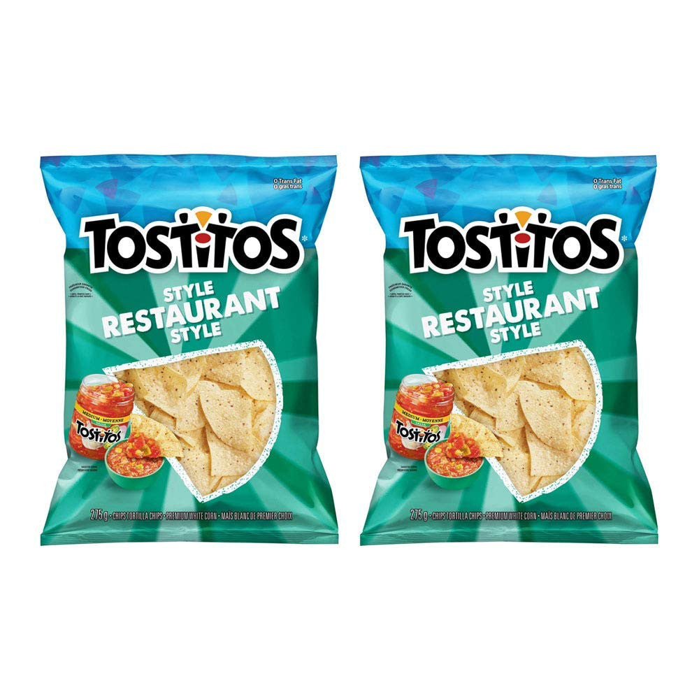Tostitos Restaurant Style Tortilla Chips 275g/9.7oz, 2-Pack {Imported from Canada}