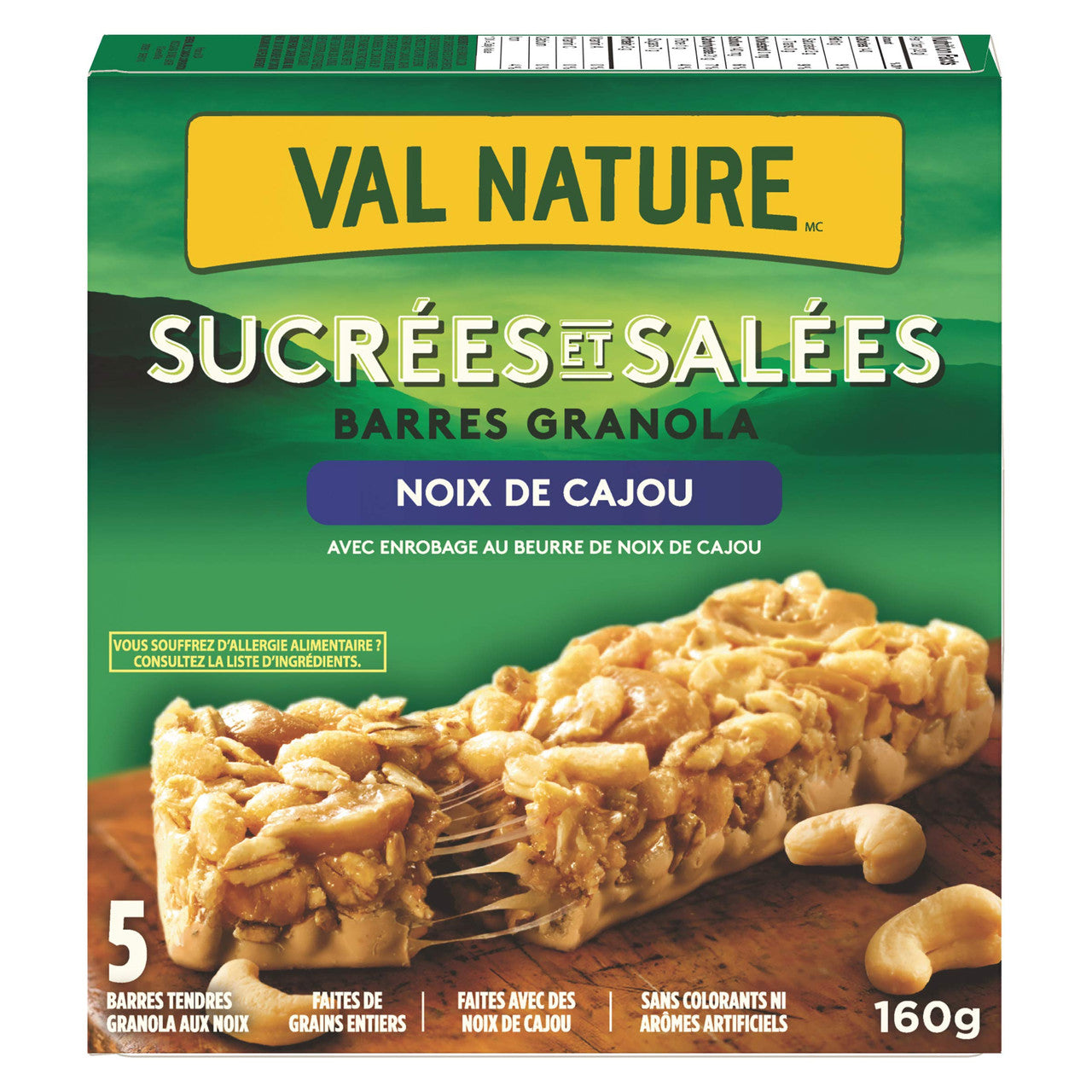 Nature Valley Sweet and Salty Cashew, 1pk , 160g/5.64oz  {Canadian}