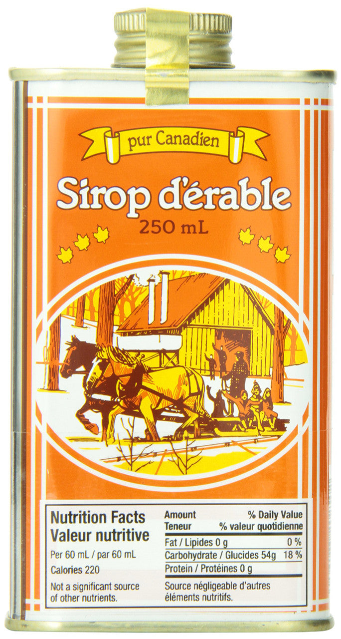 L B Maple Treat 250ml Tin Canada's #1 Medium Maple Syrup {Canadian}