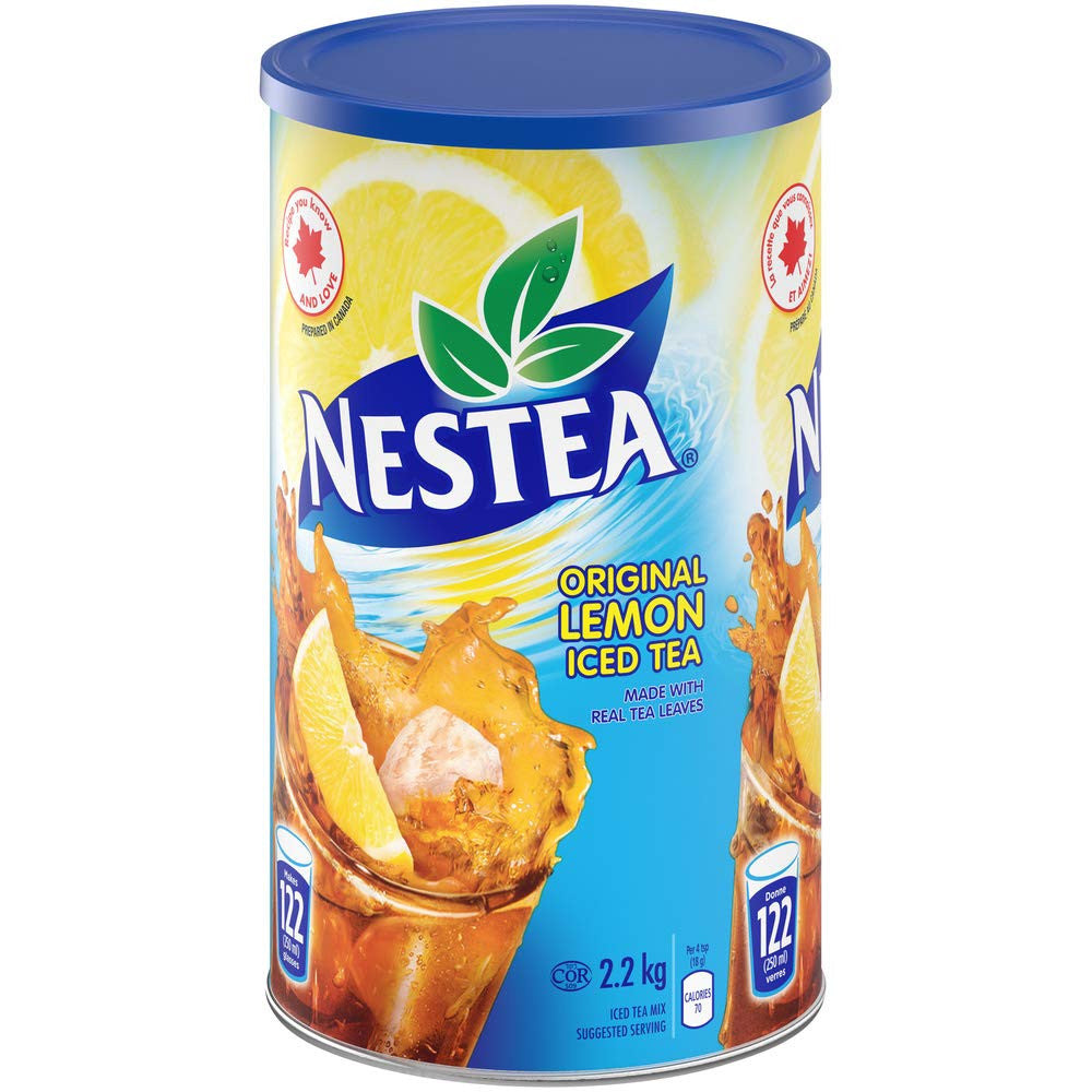 Nestea Original Lemon Iced Tea, 2.2kg/4.9 lb. Can,  {Imported from Canada)