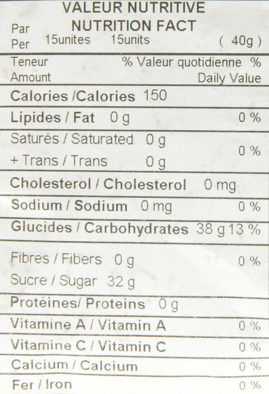 Yupik Cherry Sours, Bag O' Candy, 1Kg/2.2lbs, (Imported from Canada)