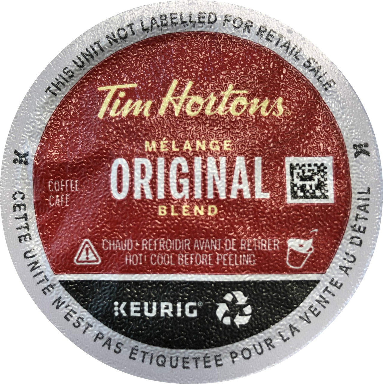 Tim Hortons Medium Roast Original Blend Coffee K-cup Pods - 72ct