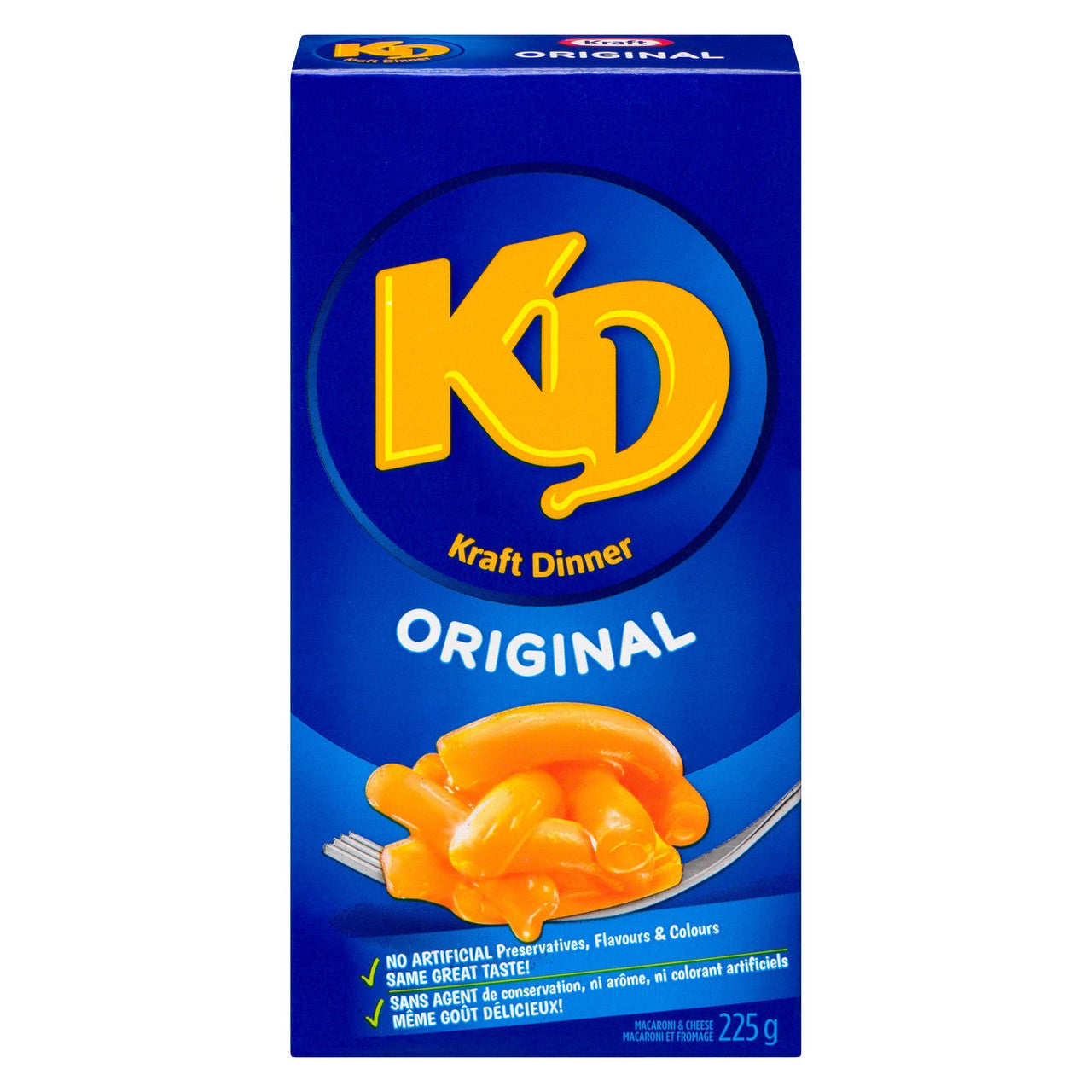 Kraft Dinner, Original Mac & Cheese 225g/7.6oz., 12ct, {Imported from Canada}