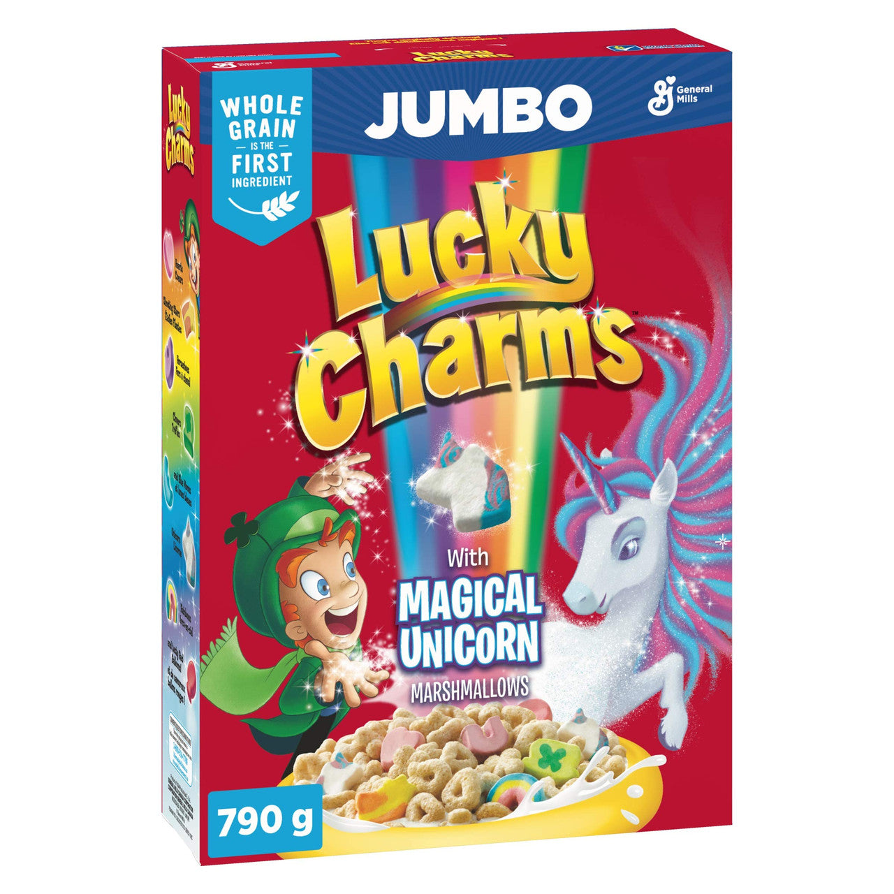 LUCKY CHARMS Cereal Jumbo Box, 790g/27.9 oz., {Imported from Canada}