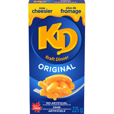 KD Kraft Dinner Original Macaroni & Cheese, 225g/7.9 oz. {Imported from Canada}