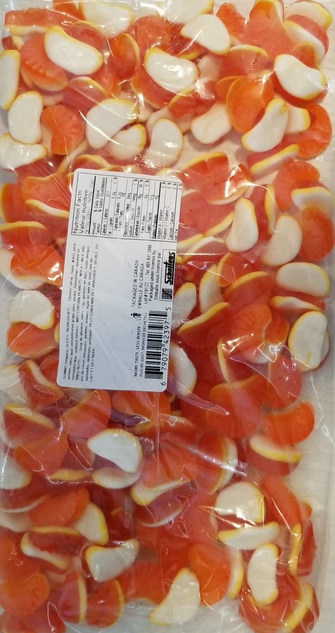 Cottage Country, Gummy Orange Slices Candy, 1kg/2.2 lbs., {Imported from Canada}