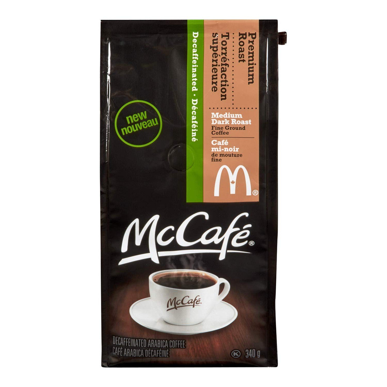 McCafe Premium Roast Decaf. Coffee, 340g / 12oz {Imported from Canada}