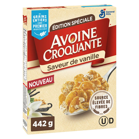 Oatmeal Crisp Vanilla Cereal Special Edition, 442g/15.6 oz., {Imported from Canada}