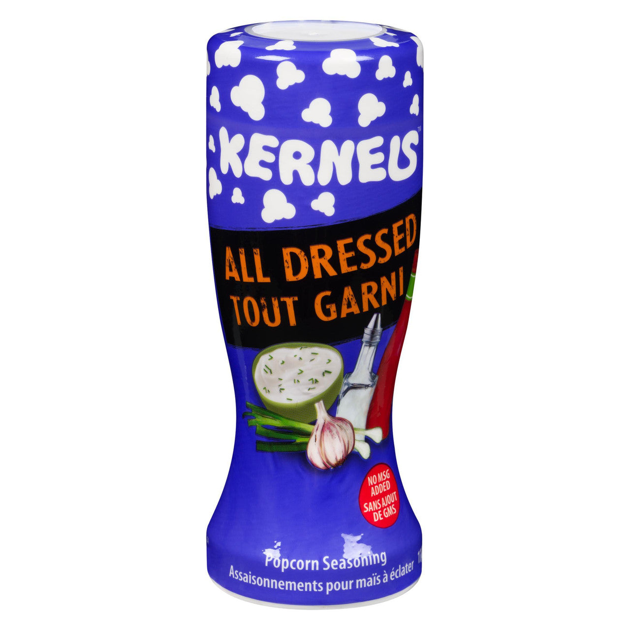 Kernels Popcorn Seasoning All Dressed, 110g (4 Pack) (Imported from Canada)