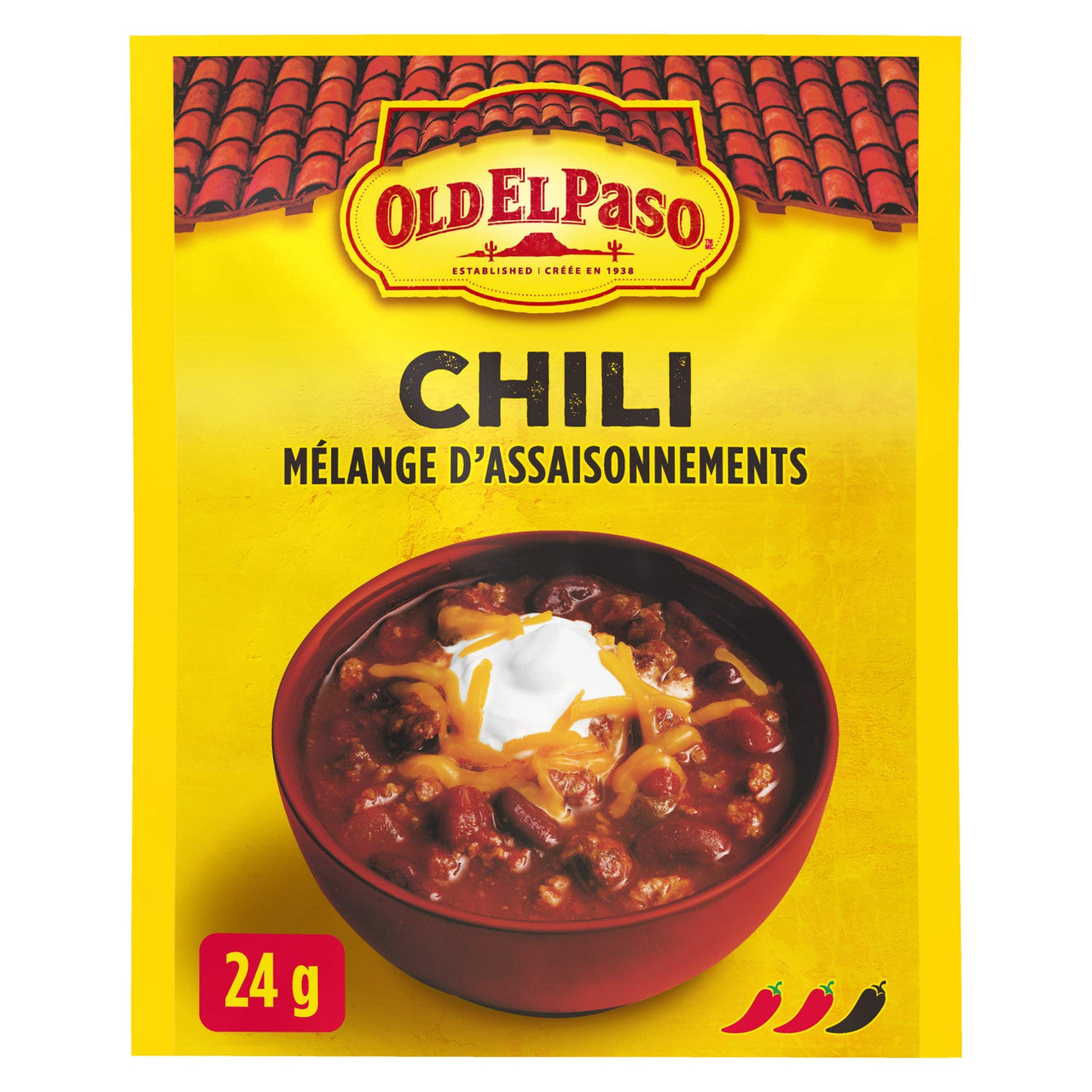 Old El Paso, Chili Seasoning Mix, 24g/0.8oz., {Imported from Canada}