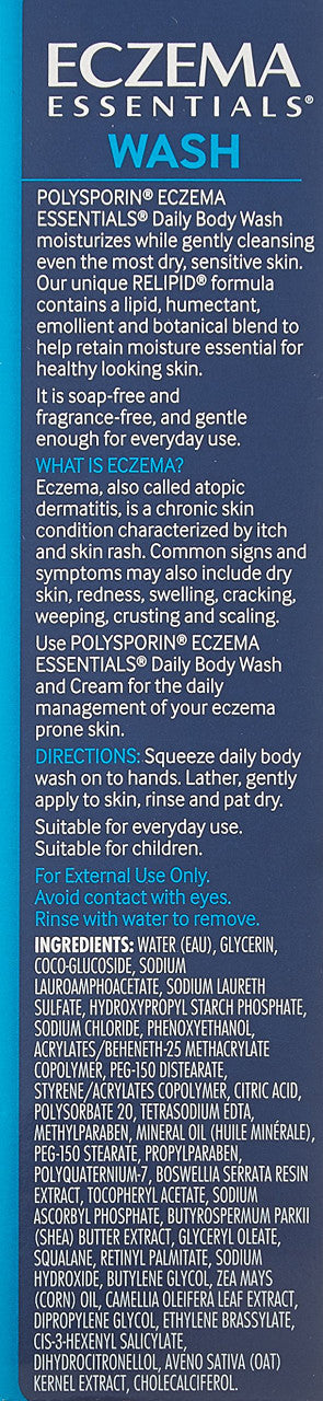 Polysporin Eczema Body Wash, 295ml/9.97oz {Imported from Canada}