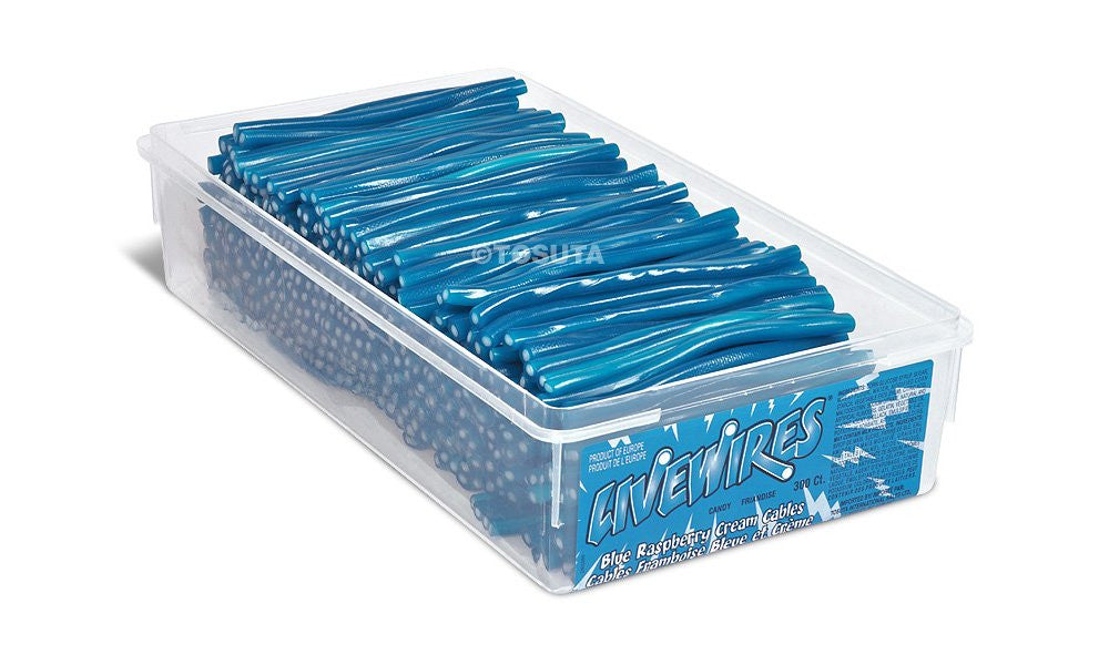 Livewires Cream Cables, 300 Count, Blue Raspberry {Imported from Canada}