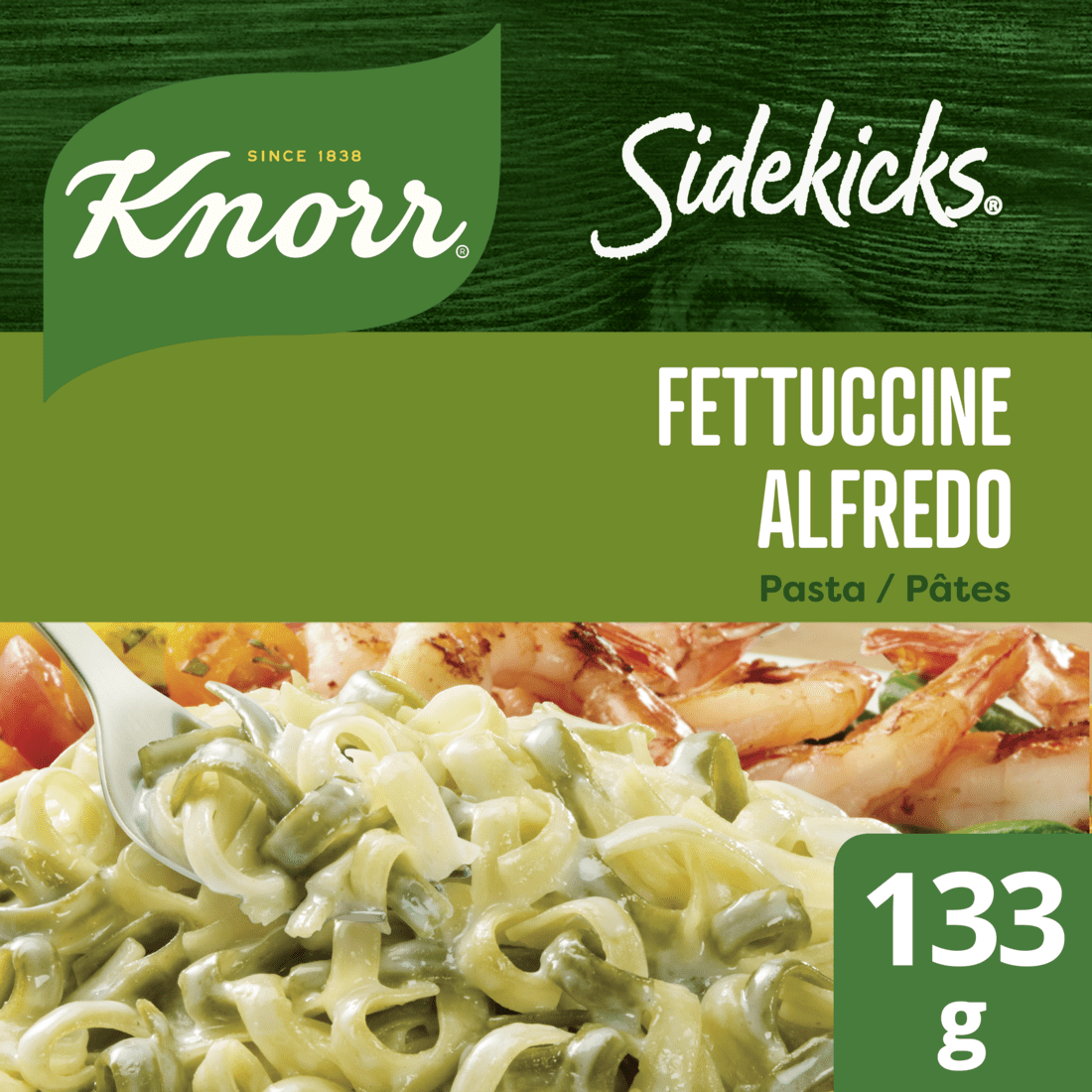 Knorr Sidekicks Fettucine Alfredo Pasta 133g/4.7oz, 8-Pack {Imported from Canada}