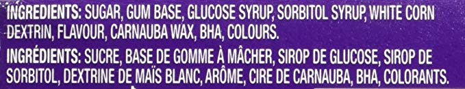 Thrills Chewing Gum, 10 Count - 20 Pack {Imported from Canada}