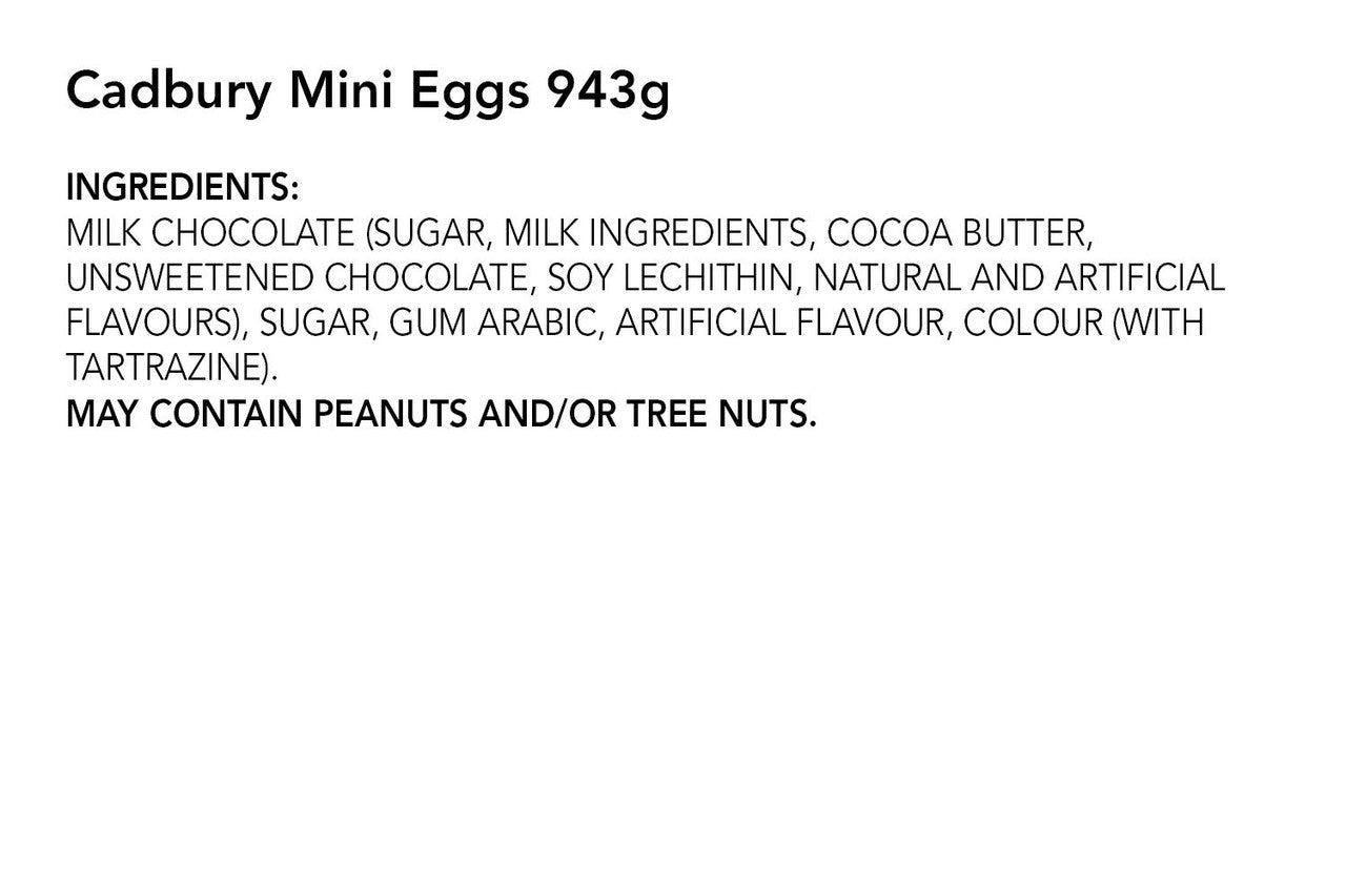 Cadbury Mini Egg Pouch Chocolate, 943g/33.3 oz. {Imported from Canada}