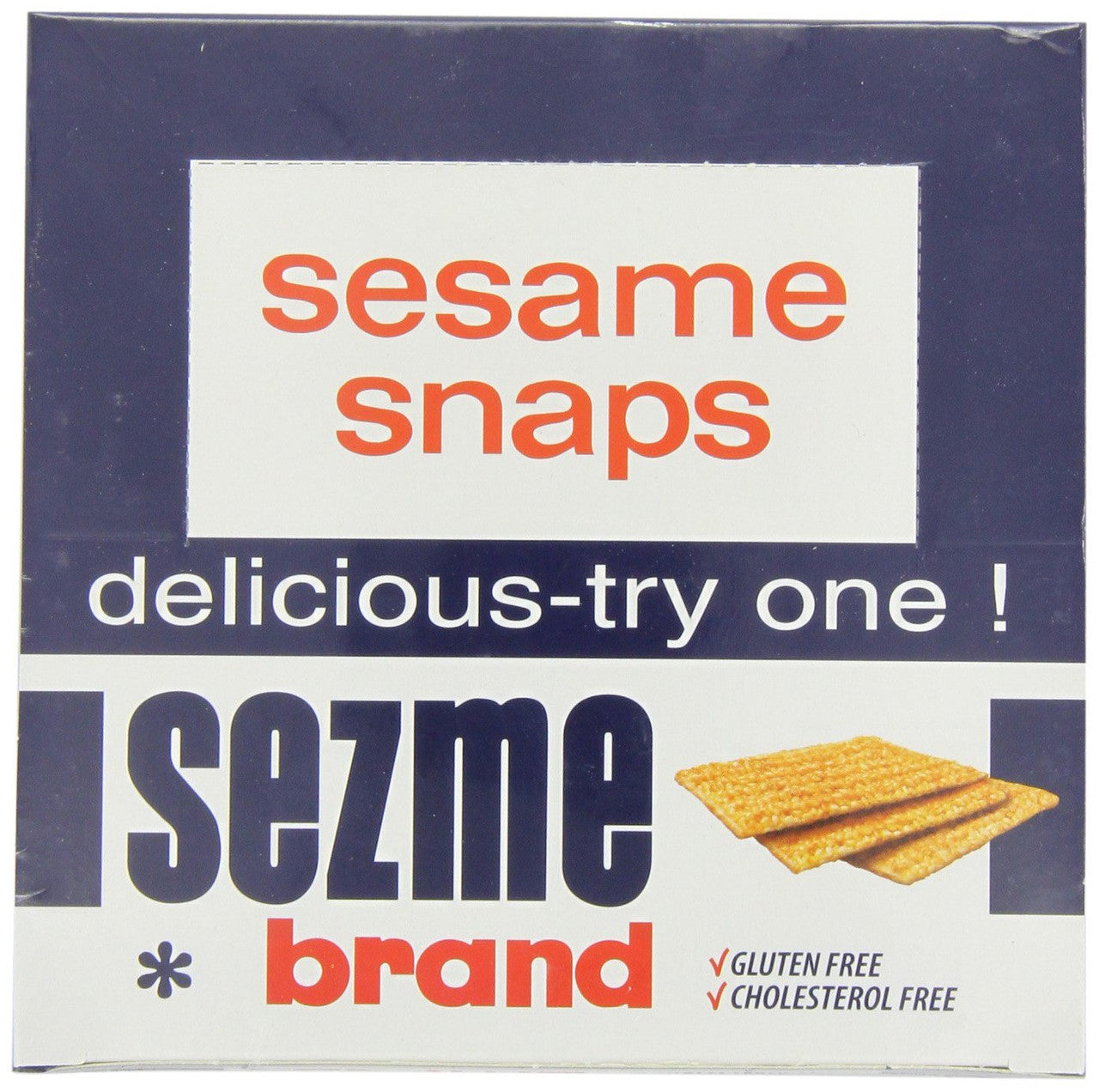 Sezme Sesame Snaps,  40-gram,  (Pack of 24) {Imported from Canada}
