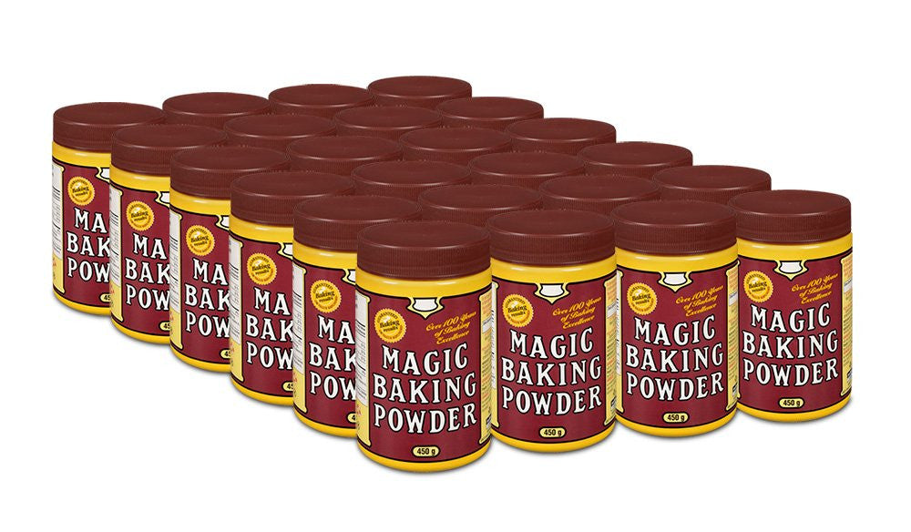 Magic Baking Powder, 450g/15.9 oz per tin, (Pack of 24) {Imported from Canada}