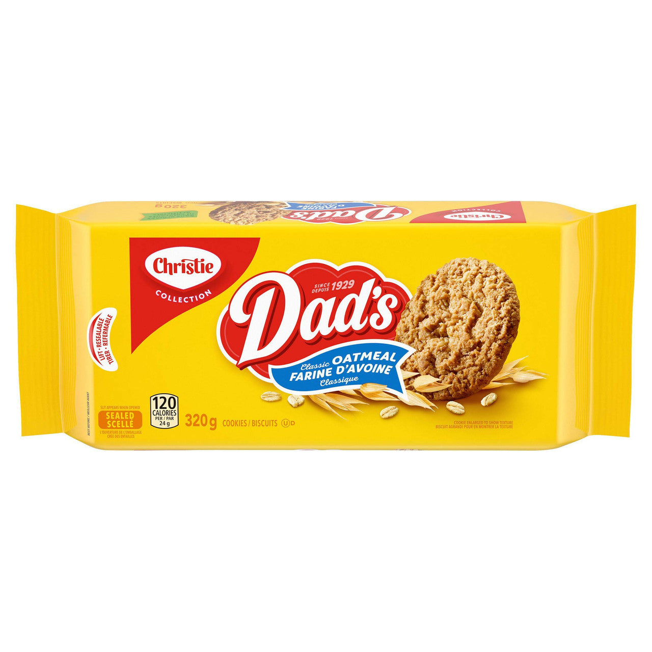 Dad's Oatmeal Original Cookies, 320g/11.3 oz. {Imported from Canada}