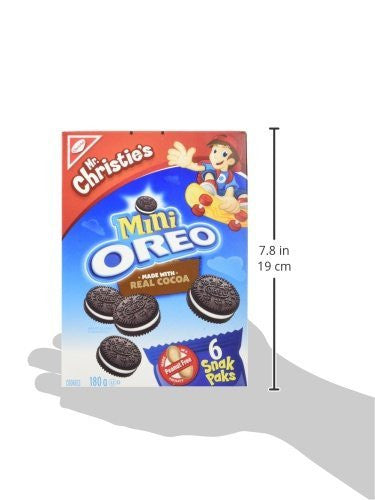Oreo Mini Snack Paks Cookies (2 x 180g/6.34oz)  {Imported from Canada}