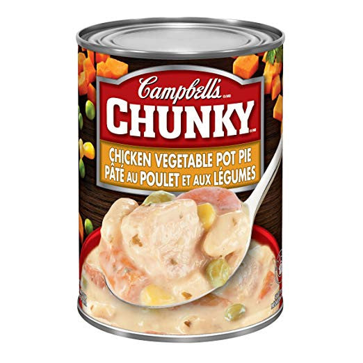Campbell's Chunky Chicken Vegetable Pot Pie Soup, 540ml/18oz, (Imported from Canada)