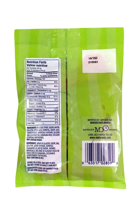 Lady Sarah, Gummy Worms, Assorted Flavours, 150g/5.3oz., {Imported from Canada}