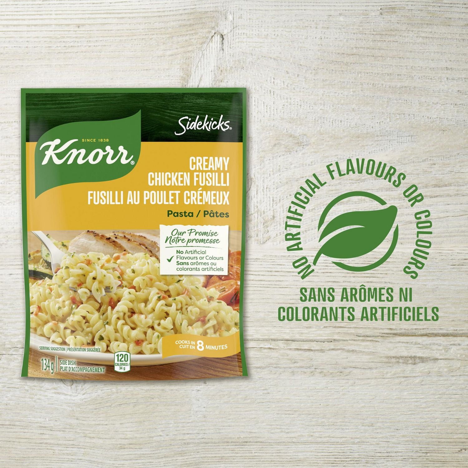 Knorr Sidekicks Creamy Chicken Pasta, 134g/4.7oz, Pouch