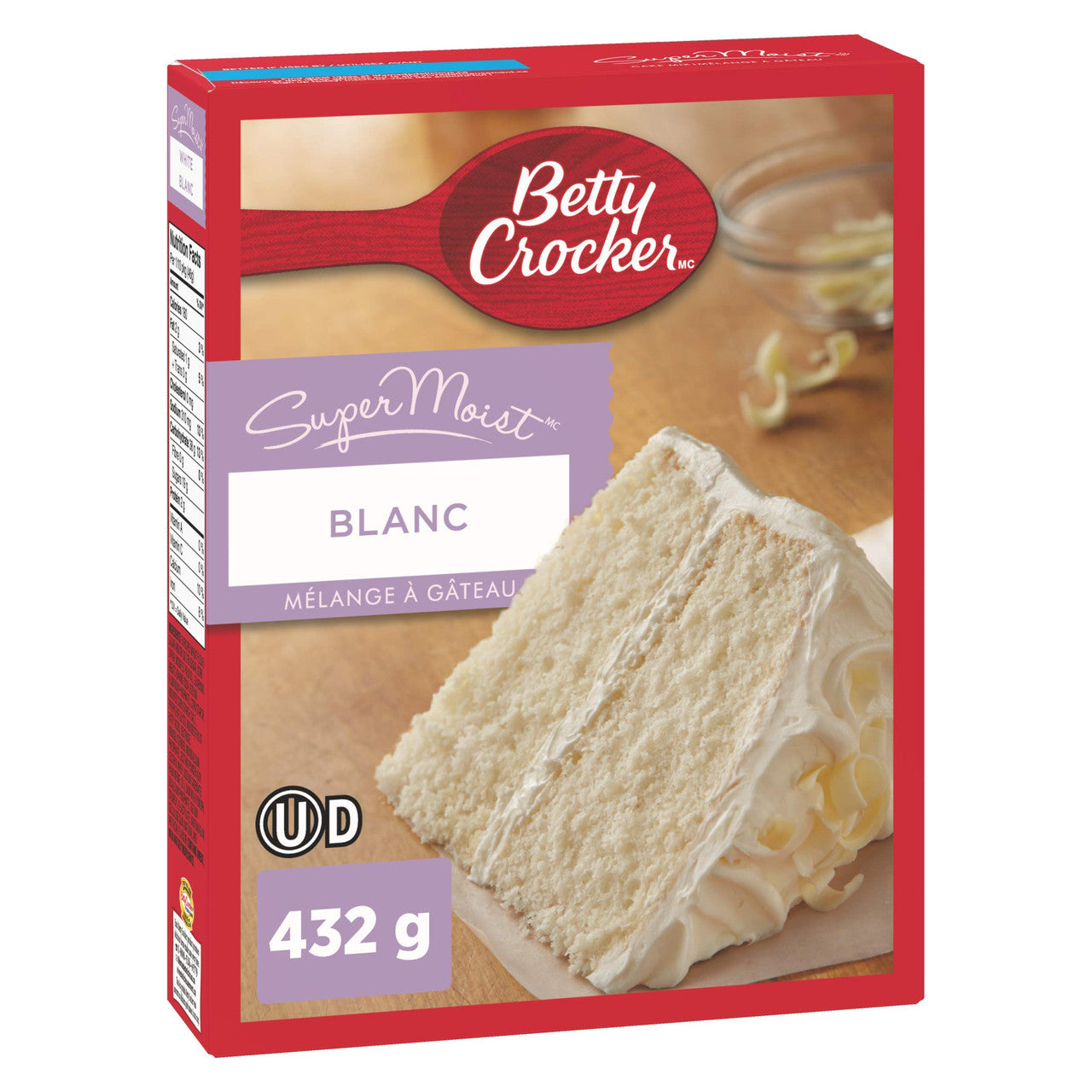 Betty Crocker, SuperMoist White Cake Mix, 461g/16.3oz., {Imported from Canada}