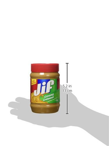 Jif Creamy Peanut Butter 500g/17.6oz. (Imported from Canada)