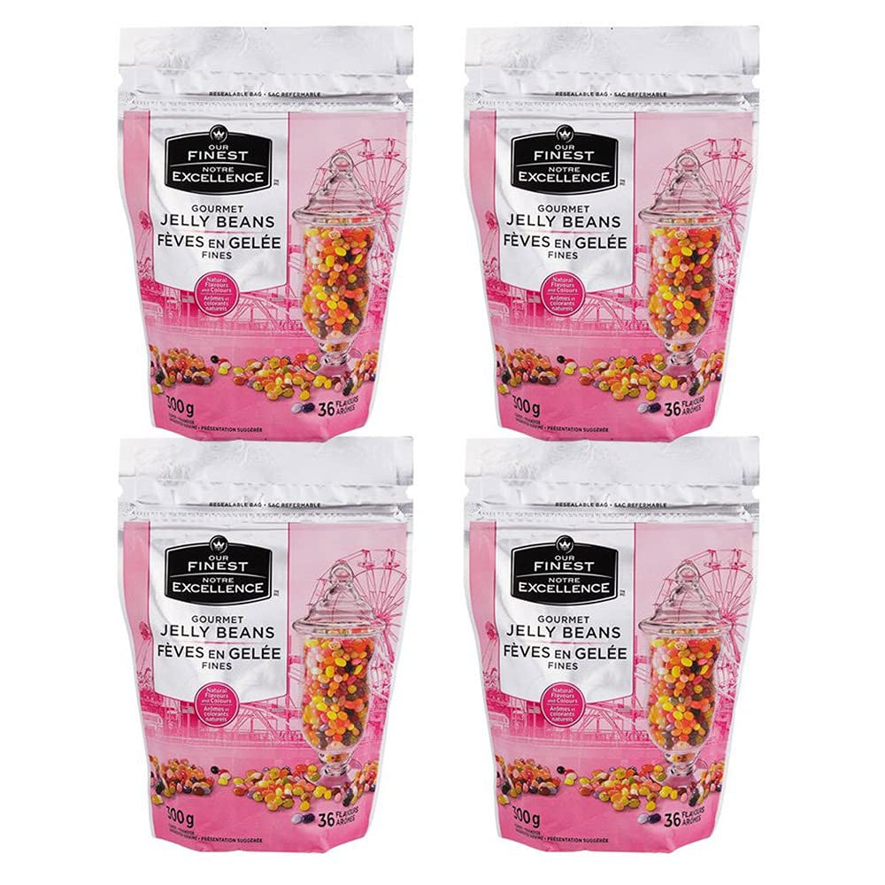 Our Finest Gourmet Jelly Beans, 300g/10.6 oz., (4 Pack) {Imported from Canada}