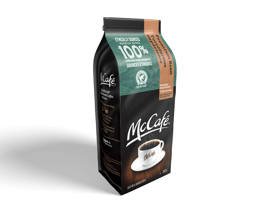 McCafé Medium Dark Roast Ground Coffee 340g/12 oz., {Imported from Canada}