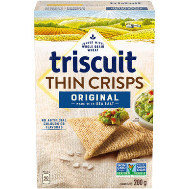 Triscuit Thin Crisps Crackers, Original, 200g/7.1 oz., {Imported from Canada}