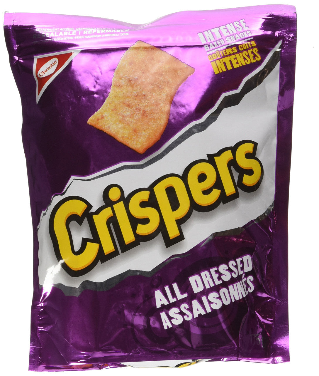 Christie Crispers All Dressed, 175g/6.17 Ounces, 12 Count, {Imported from Canada}