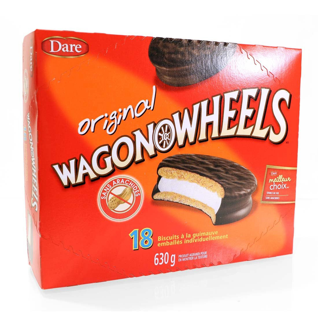 Wagon Wheels Original Chocolate Covered Marshmallow cookies - 18pk {Canadian}