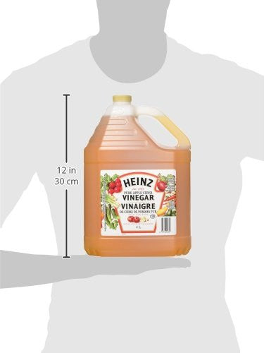 HEINZ Pure Apple Cider Vinegar (4L/1.1 Gallon Jug)  {Imported from Canada}