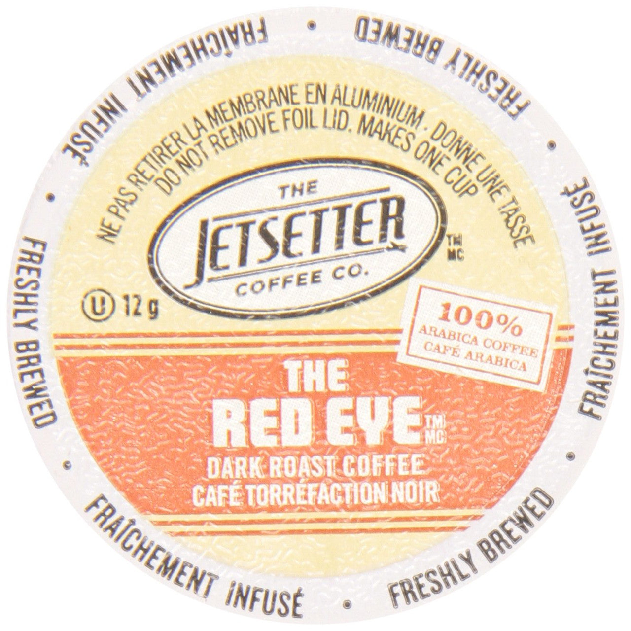 The Jetsetter Coffee, The Red Eye, 18-Count, 207gm {Imported from Canada}