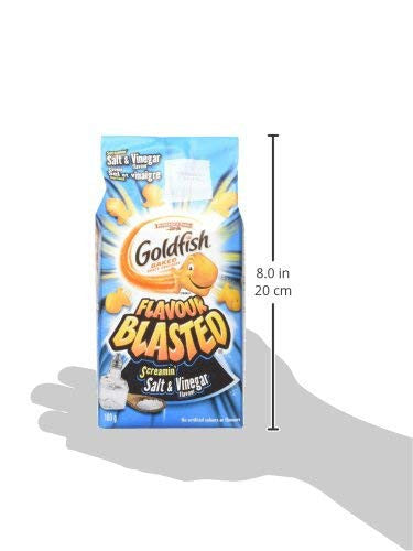 Pepperidge Farm Goldfish Flavour Blasted Salt and Vinegar, 180g/6.34oz, 6-Pack {Imported from Canada}