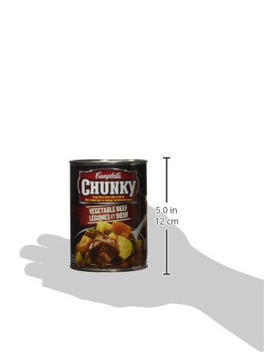 Campbell's Chunky Vegetable Beef Soup, 540ml/18.3 oz. (Imported from Canada)