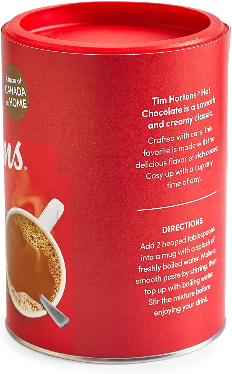 Tim Hortons Hot Chocolate - Rich and Delicious, 500g/ 17.6oz  Each (2pk) {Imported from Canada}