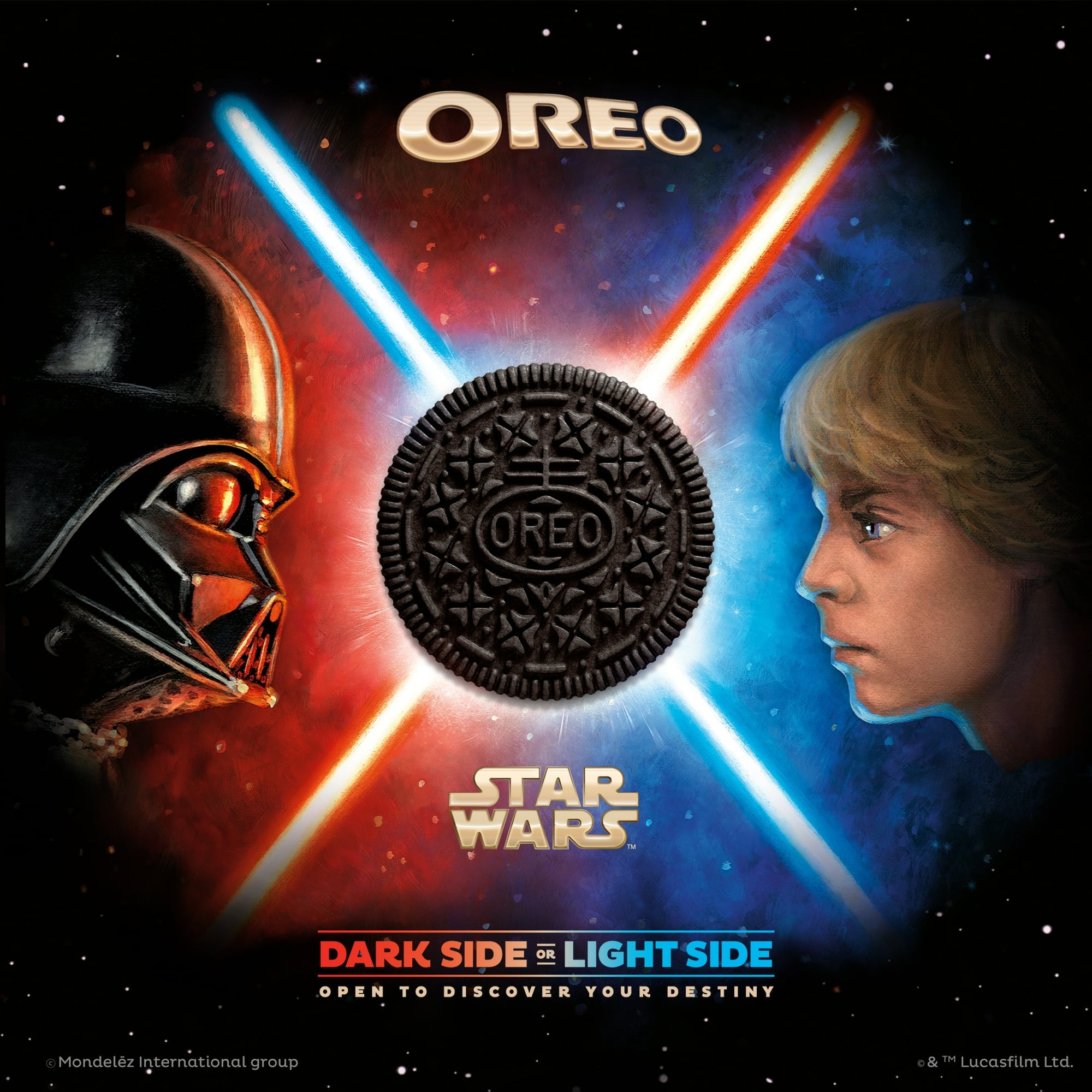 Star Wars Oreos Light Side vs Dark Side