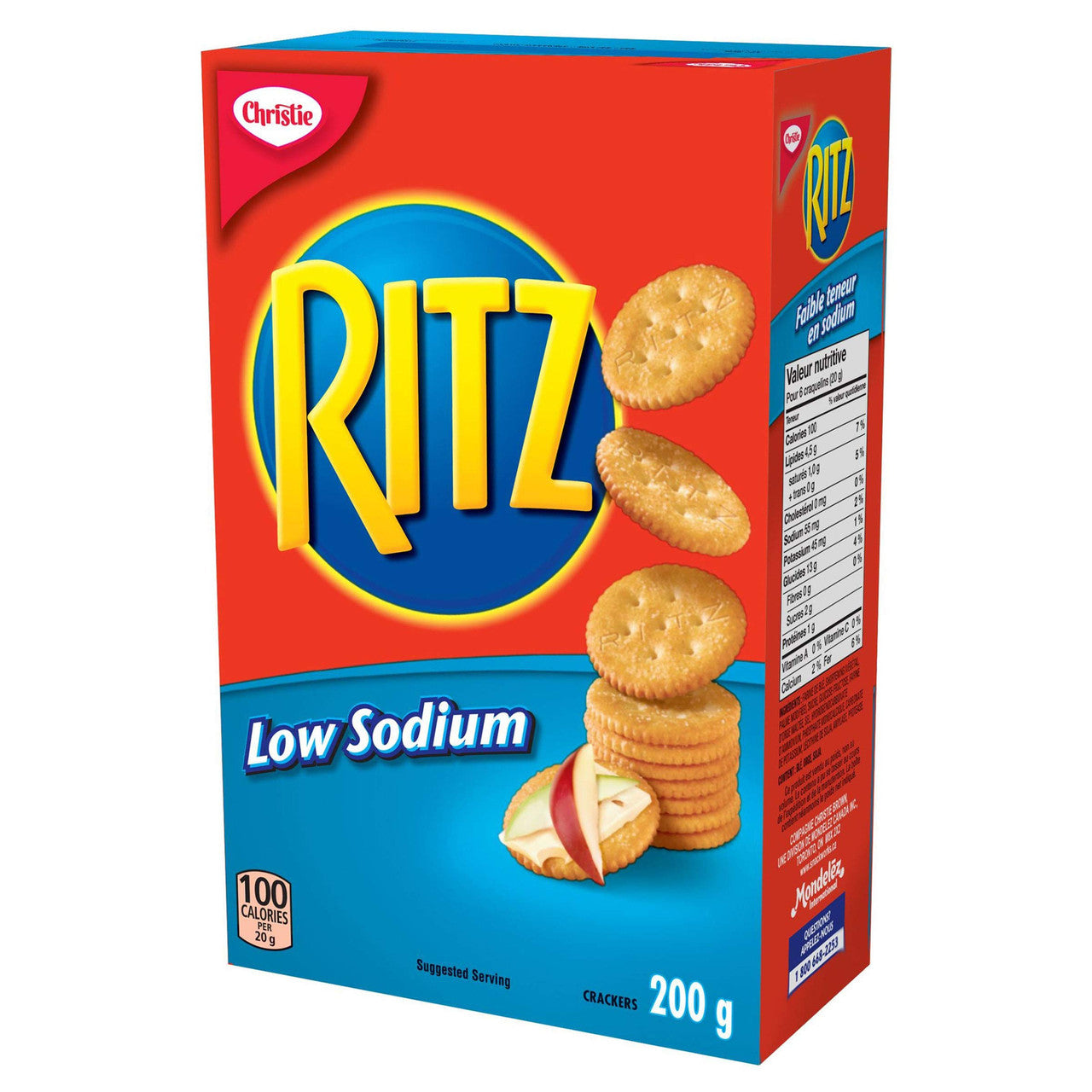 Ritz Low Sodium Crackers, 200g/7oz. (Imported from Canada) Caffeine
