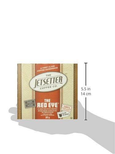 The Jetsetter Coffee, The Red Eye, 18-Count, 207gm {Imported from Canada}