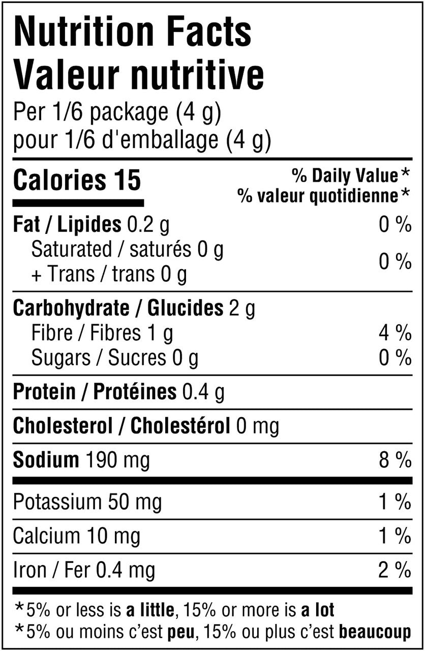 Old El Paso Smart Fiesta Reduced Sodium Taco Seasoning Mix, 24g/0.8 oz., {Imported from Canada}