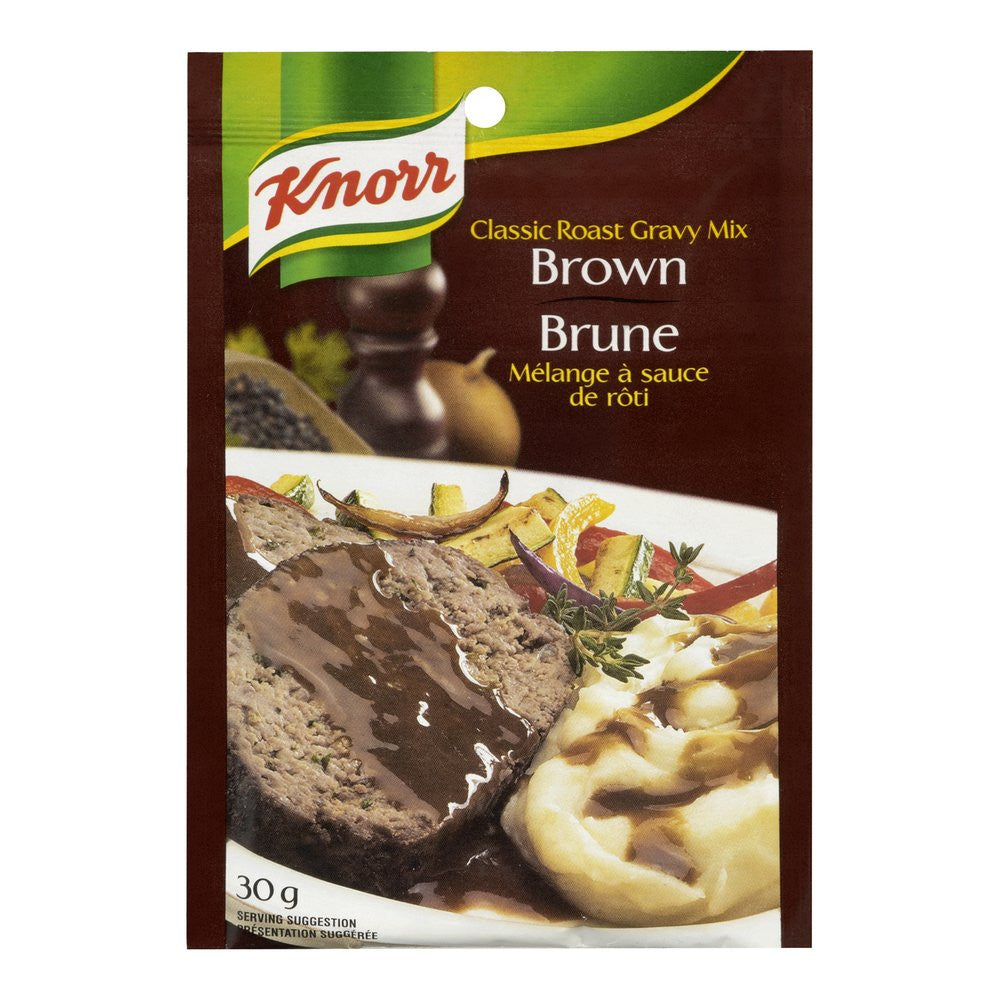 Knorr Classic Roast Gravy Mix, Brown, 30g/1.1oz  {Imported from Canada}